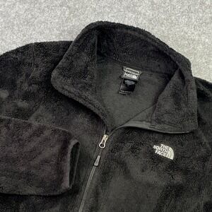 The North Face Womens Jacket XL Black Polyester Long Sleeve Full Zip Denali